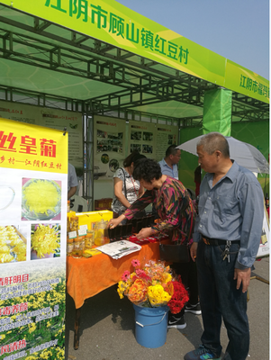 江陰市顧山鎮(zhèn)紅豆村:參加無(wú)錫農(nóng)委組織的“走在鄉(xiāng)間的小路上”農(nóng)產(chǎn)品展銷(xiāo)